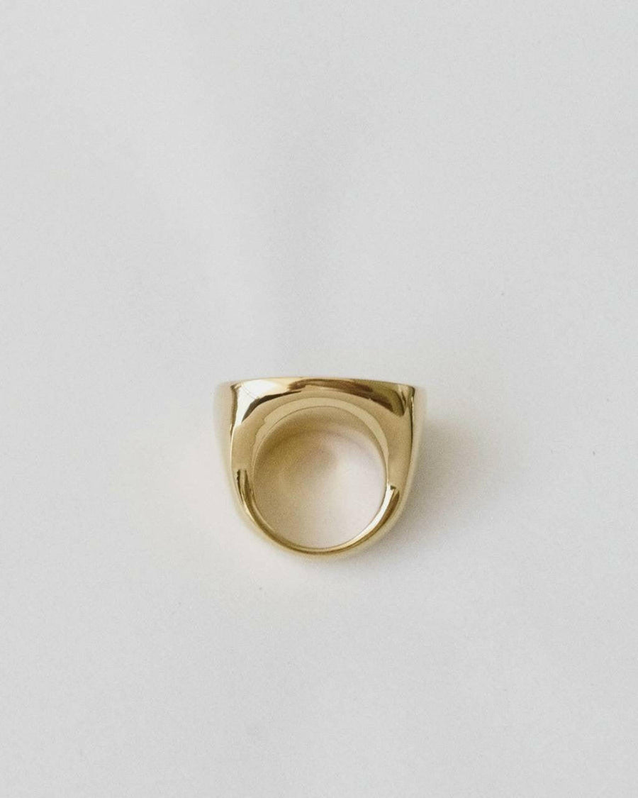 Geometric Noir | Ring | Gold Color | Innovative Steel