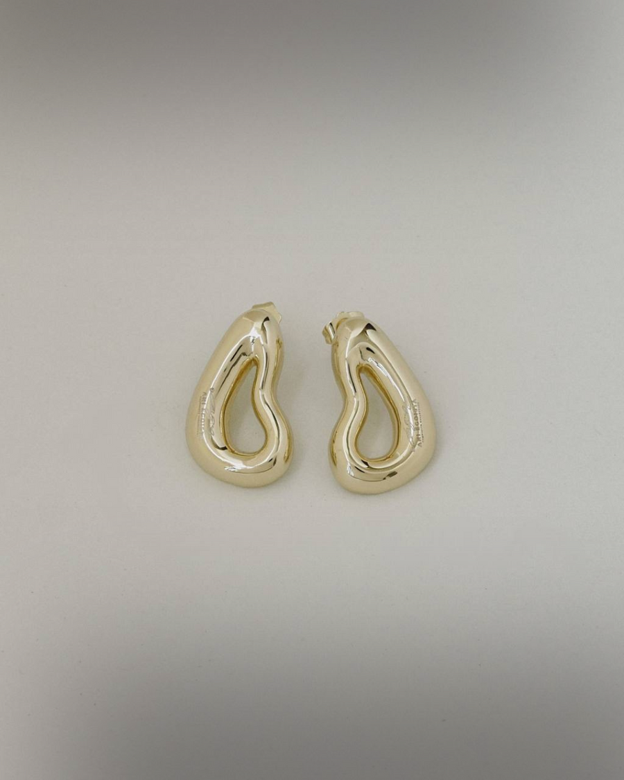 Momentum | Earrings | Gold Color | Sustainable Brass