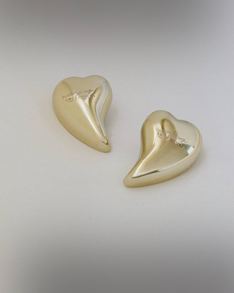 ZenHeart | Earrings | Gold Color | Sustainable Brass