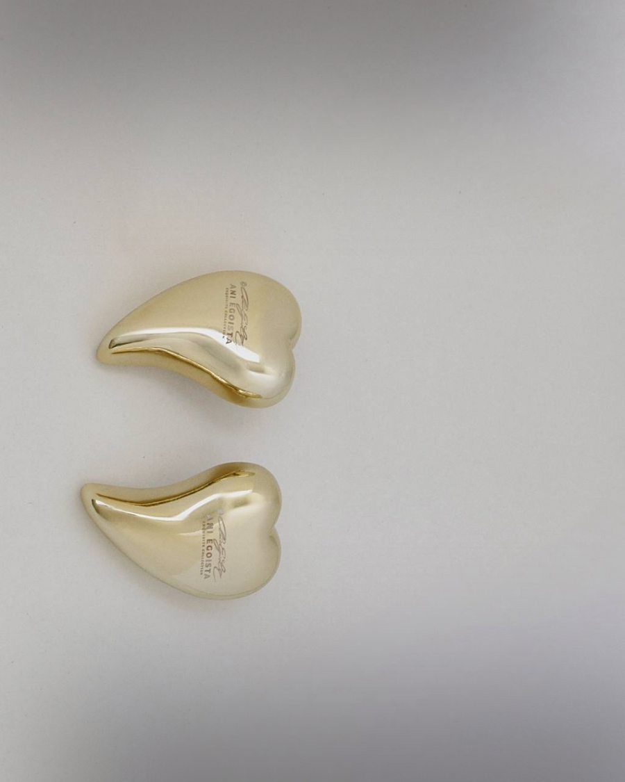 ZenHeart | Earrings | Gold Color | Sustainable Brass
