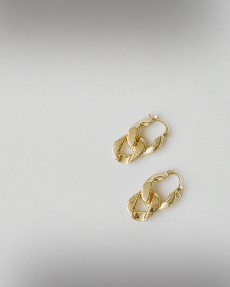 Evolution | Earrings | Gold Color | Sustainable Brass