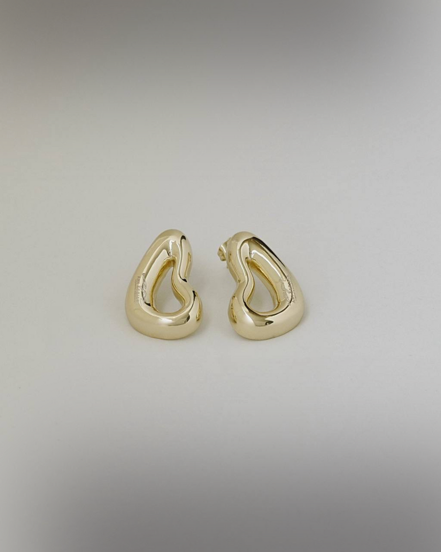 Momentum | Earrings | Gold Color | Sustainable Brass