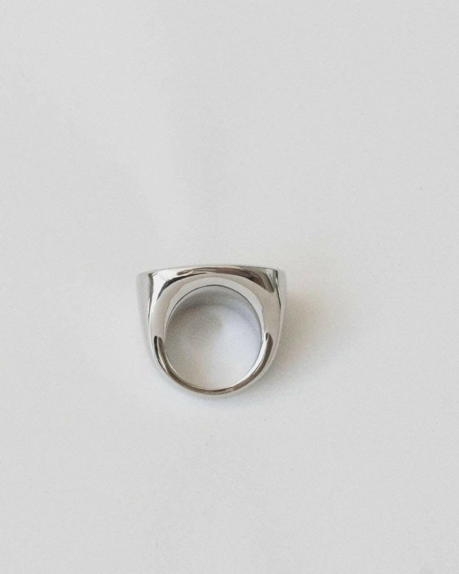 Geometric Noir | Ring | Silver Color | Innovative Steel
