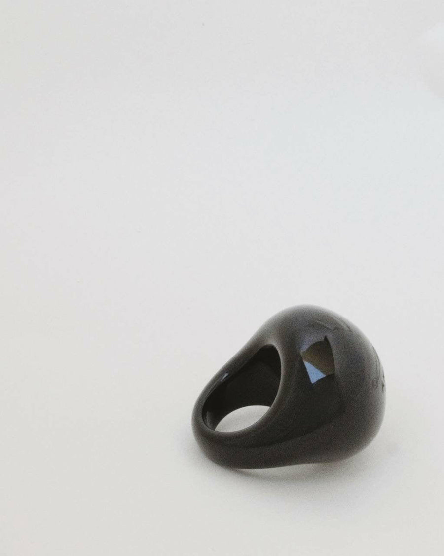 Modernist Silhouette | Ring | Black Color | Innovative Polymer