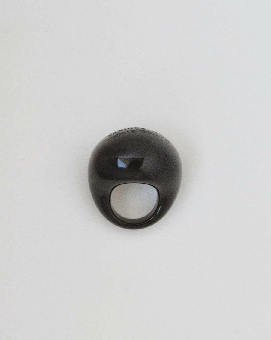 Modernist Silhouette | Ring | Black Color | Innovative Polymer